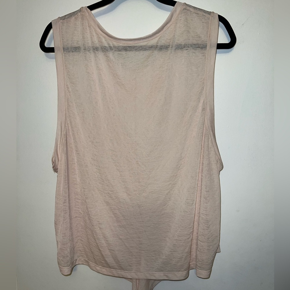 Fabletics Light Pink Ballerina Core Wrap Top 3X